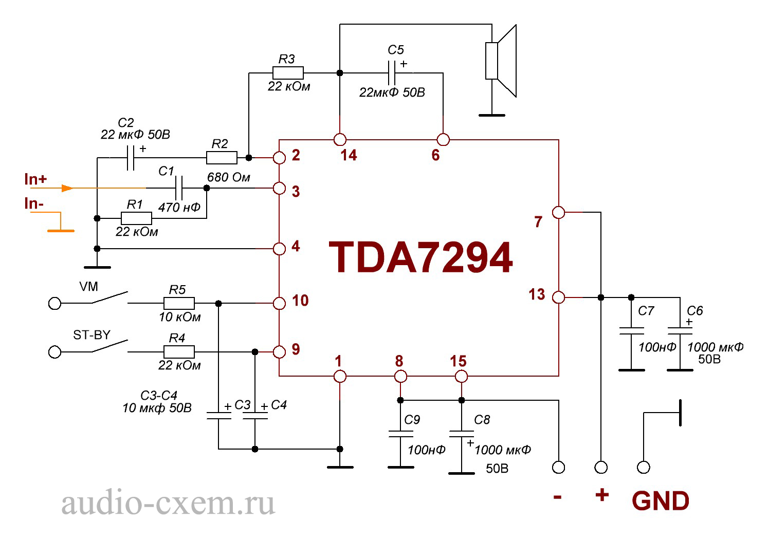 Усилители звука тда. Конструктор усилителя тда7294. Tda7293 схема усилителя. Tda7294 схема микросхемы. Усилитель tda7293 даташит.